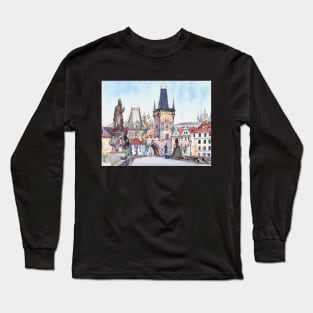 City landscape Prague Long Sleeve T-Shirt